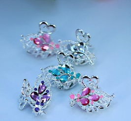 一元飾品、兩元店供應(yīng) 小樹葉貓眼小頂夾的廠家直銷與批發(fā)優(yōu)勢